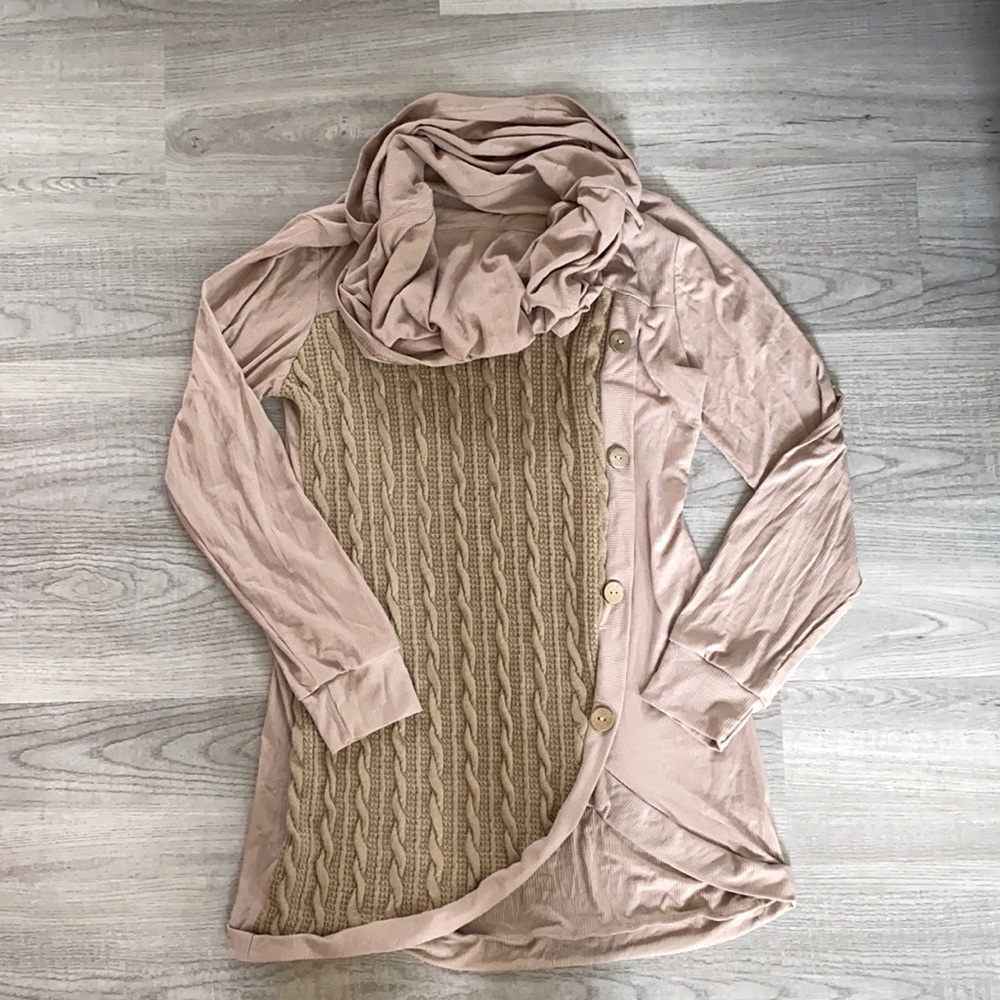 Tan long sleeve shirt